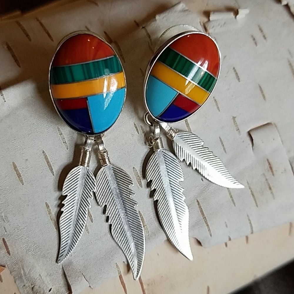Vintage Zuni Earrings